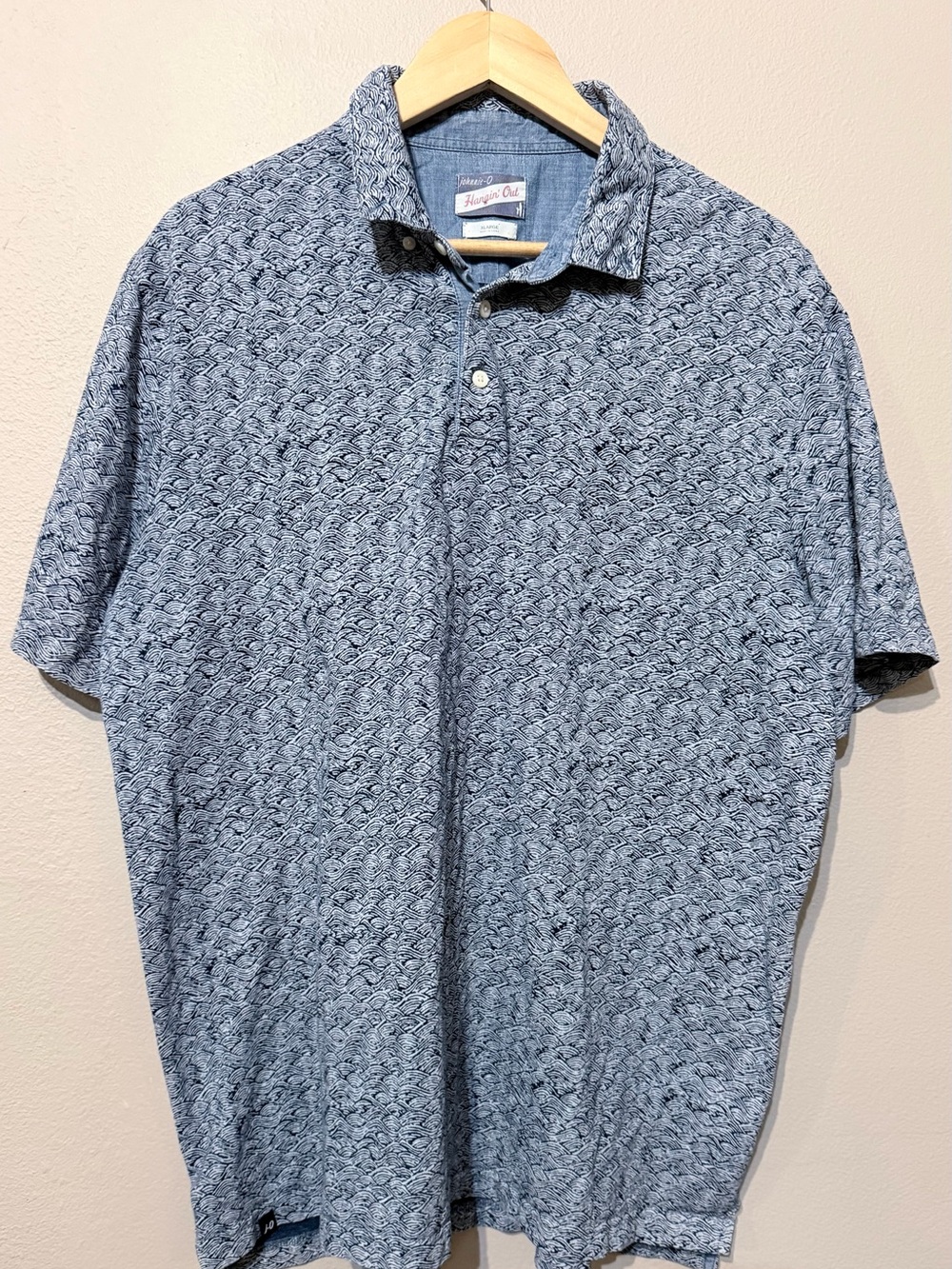 Johnnie-O Hanging Out Polo Shirt in XL